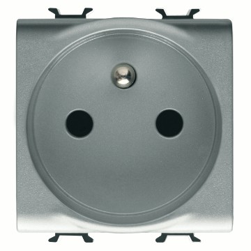 Gewiss Chorus Priza 2M 2P+E 16A Francez St Titanium GW14247