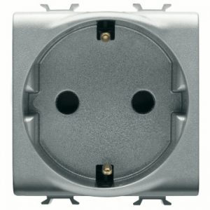 Gewiss Chorus Sock. 2M 2P+E 16A+Terminal Spa.St.Tit. GW14341