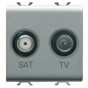Gewiss Chorus Tv+Sat 2M Priza Titanium GW14383