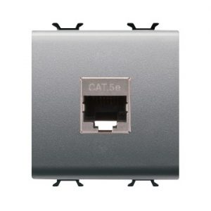 Gewiss Chorus Priza Date Rj45 2M Cat.5E Ftp Titanium GW14436