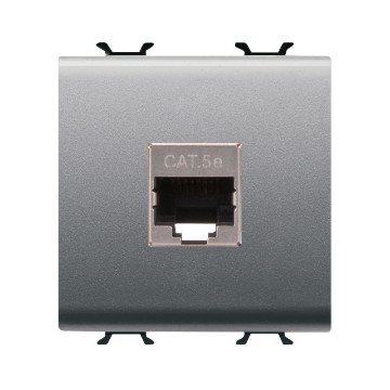 Gewiss Chorus Priza Date Rj45 2M Cat.5E Ftp Titanium GW14436