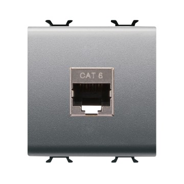 Gewiss Chorus Priza Date Rj45 2M Cat.6 Ftp Titanium GW14437