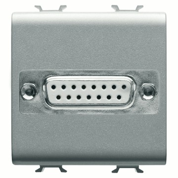 Gewiss Chorus Connector Sub-D 15-Contact 2M Titanium GW14442