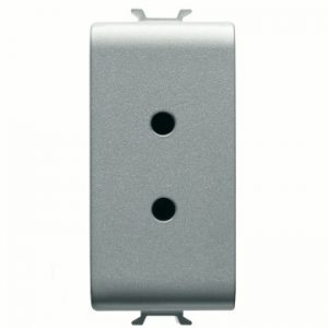 Gewiss Chorus Selv Priza, 2P 6A 24V 1M Titanium GW14451