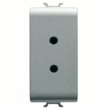 Gewiss Chorus Selv Priza, 2P 6A 24V 1M Titanium GW14451