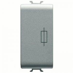 Gewiss Chorus Fuse Holder, 16A 250V Ac 1M Titanium GW14491