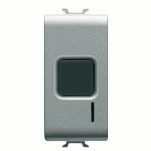 Gewiss Chorus Electronic Timer, 1M Titanium GW14583