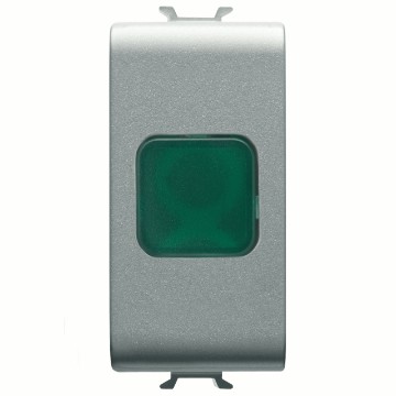 Gewiss Chorus Green Indicator Lamp 1M Titanium GW14622