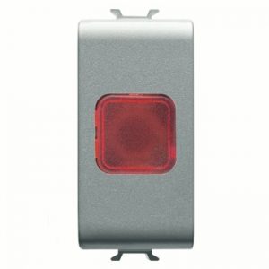 Gewiss Chorus Rosu Indicator Lamp 1M Titanium GW14623
