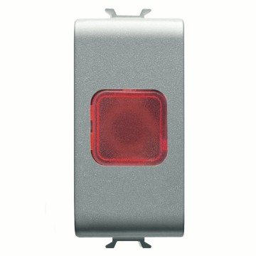 Gewiss Chorus Rosu Indicator Lamp 1M Titanium GW14623
