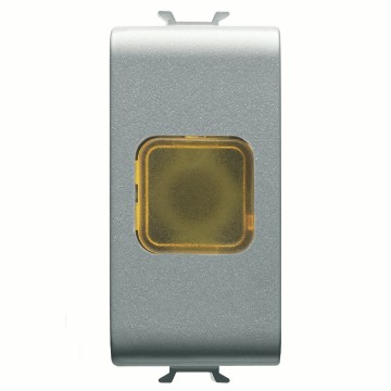 Gewiss Chorus Amber Indicator Lamp 1M Titanium GW14624