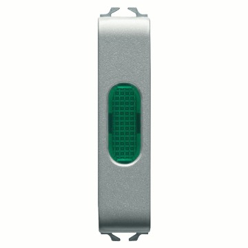 Gewiss Chorus Green Indicator Lamp 1/2M Titanium GW14642