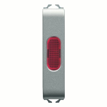 Gewiss Chorus Rosu Indicator Lamp 1/2M Titanium GW14643