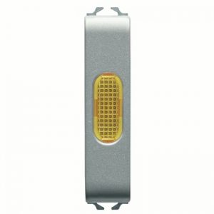 Gewiss Chorus Amber Indicator Lamp 1/2M Titanium GW14644