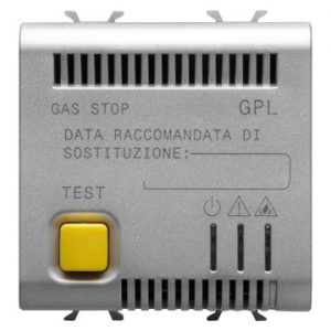 Gewiss Chorus Lpg Detector, 2M 12V Ac/Dc Titanium GW14711