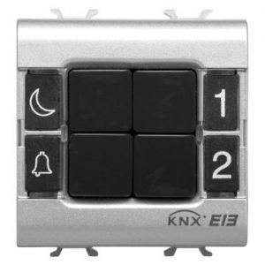 Gewiss Chorus Buton Cu Revenire Panel, Fl-Mounting 4-Ch Easy T GW14752