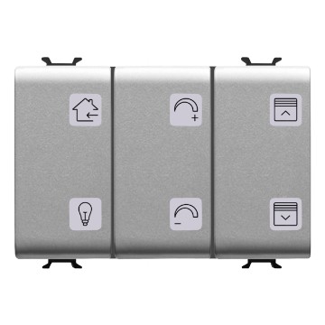Gewiss Chorus Puls.6Ch Tasti E Simb.Tit.+Att.Easy GW14754A