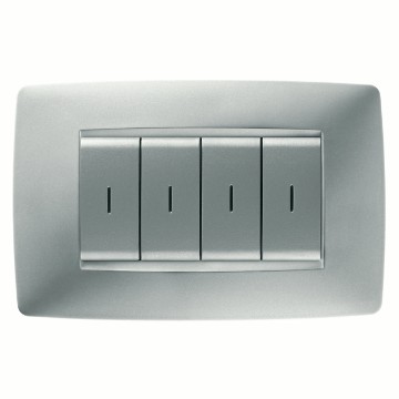 Gewiss Chorus Wireless Buton Cu Revenire Panel 4-Ch T Rama One GW14804