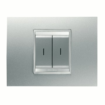 Gewiss Chorus Wireless Buton Cu Revenire Panel 2-Ch T Rama Lux GW14807