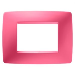 Gewiss Chorus Rama One 3-Module Sapphire Pink GW16103TZ