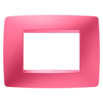 Gewiss Chorus Rama One 3-Module Sapphire Pink GW16103TZ