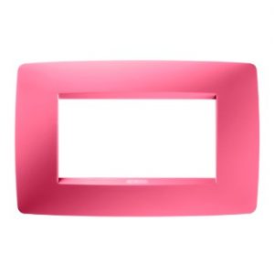 Gewiss Chorus Rama One 4-Module Sapphire Pink GW16104TZ