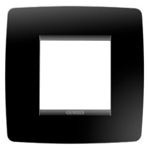 Gewiss Chorus Rama One International, 2-Module, Toner Black GW16122TN