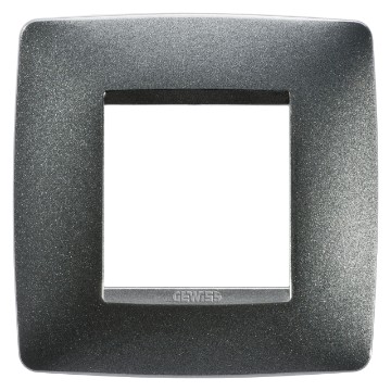 Gewiss Chorus Rama One International, 2-Module, Slate GW16122VA