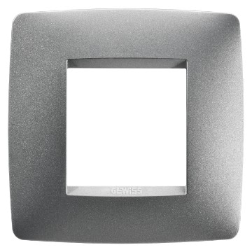 Gewiss Chorus Rama One International, 2-Module Titanium GW16122VT