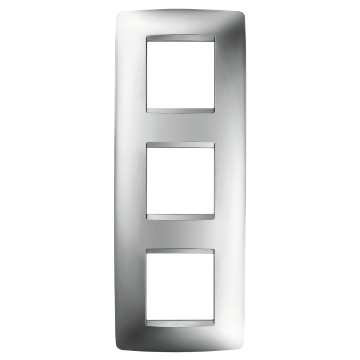 Gewiss Chorus Rama One International, 2X2X2 Modulee V Chrome GW16127MC