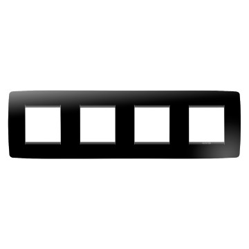 Gewiss Chorus Rama One International, 2X2X2X2 Modulee H Toner Black GW16128TN