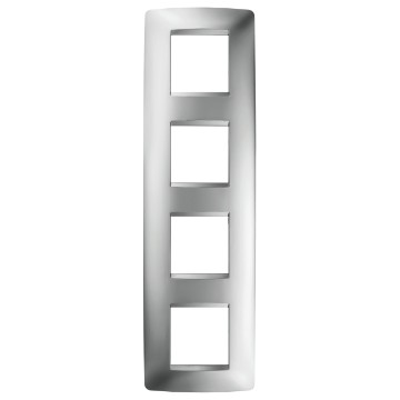 Gewiss Chorus Rama One International, 2X2X2X2 Modulee V Chrome GW16129MC