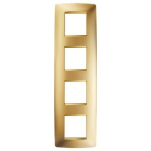 Gewiss Chorus Rama One International, 2X2X2X2 Modulee V Gold GW16129MO