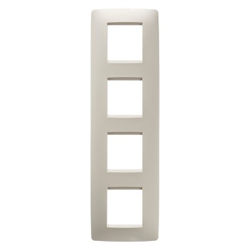 Gewiss Chorus Rama One International, 2X2X2X2 Modulee V Ivory GW16129TI