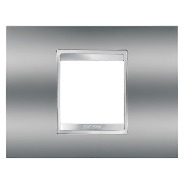 Gewiss Chorus Rama Lux 2-Module Chrome GW16202MC