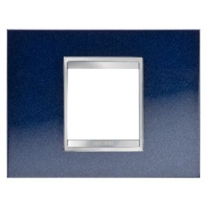 Gewiss Chorus Rama Lux 2P Metal Chic Albastru GW16202MH