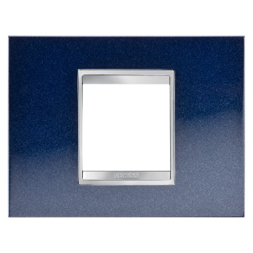 Gewiss Chorus Rama Lux 2P Metal Chic Albastru GW16202MH
