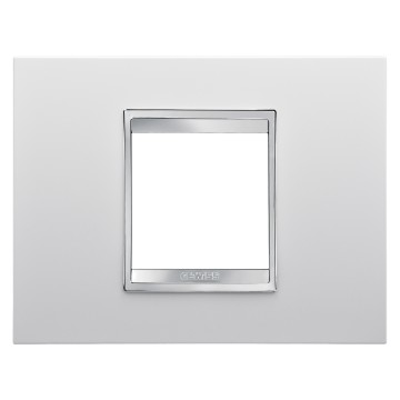 Gewiss Chorus Rama Lux 2-Module Milk Alb GW16202TB