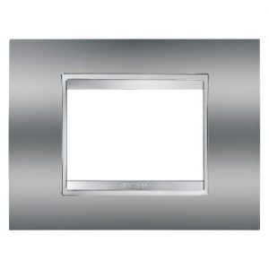 Gewiss Chorus Rama Lux 3-Module Chrome GW16203MC