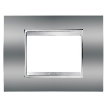 Gewiss Chorus Rama Lux 3-Module Chrome GW16203MC