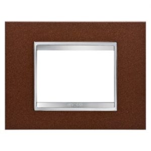 Gewiss Chorus Rama Lux 3P Metal Oxidised Finish GW16203MD