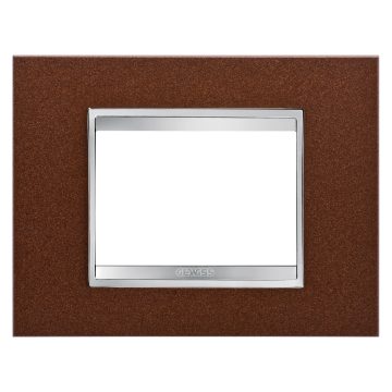Gewiss Chorus Rama Lux 3P Metal Oxidised Finish GW16203MD