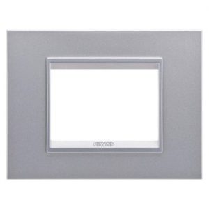 Gewiss Chorus Rama Lux 3P Metal Titanium Monochrome GW16203XT