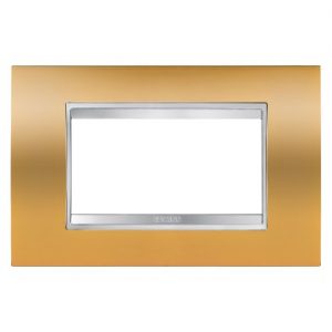 Gewiss Chorus Rama Lux 4-Module Gold GW16204MO