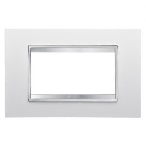 Gewiss Chorus Rama Lux 4-Module Milk Alb GW16204TB