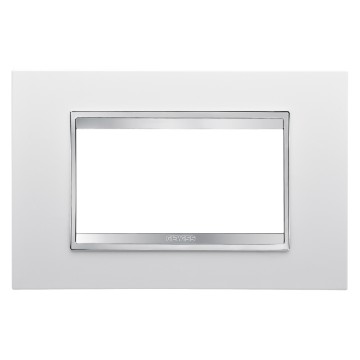 Gewiss Chorus Rama Lux 4-Module Milk Alb GW16204TB