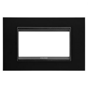 Gewiss Chorus Rama Lux 4P Metal Black Monochrome GW16204XN