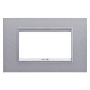 Gewiss Chorus Rama Lux 4P Metal Titanium Monochrome GW16204XT