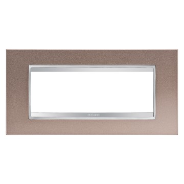 Gewiss Chorus Rama Lux 6P Metal Bronze Pearl GW16206MP