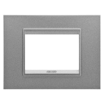 Gewiss Chorus Rama Lux 6-Module Met. Alumin.Monochrom GW16206XA